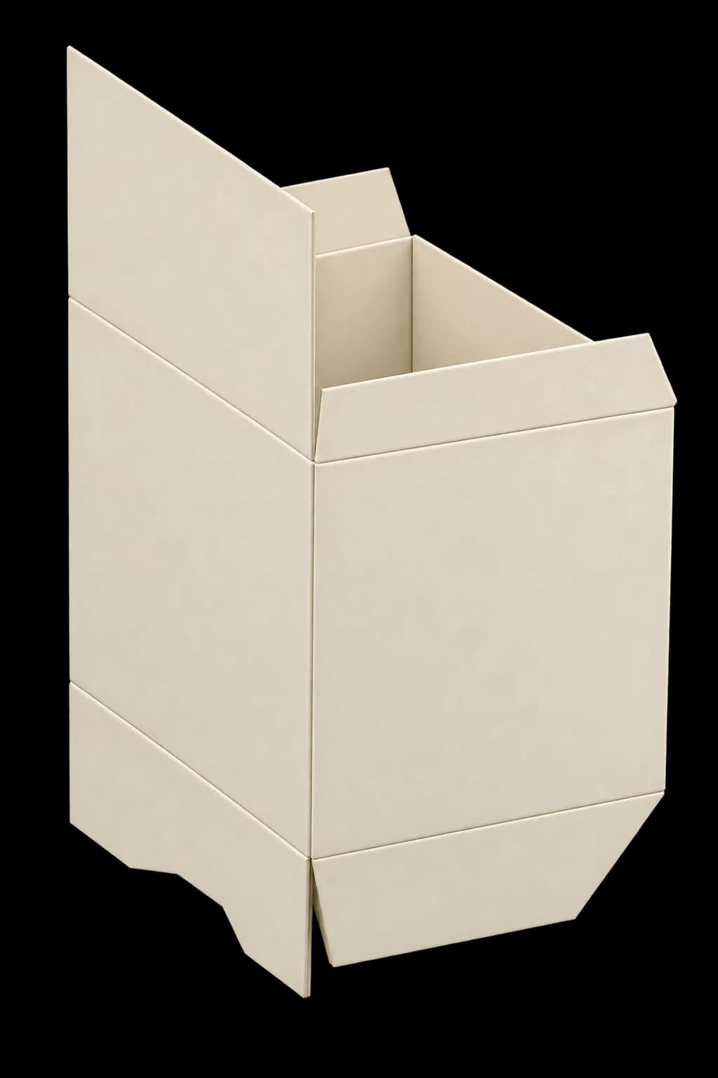 Auto Bottom Display Lid Boxes - Assembled 3/4 View