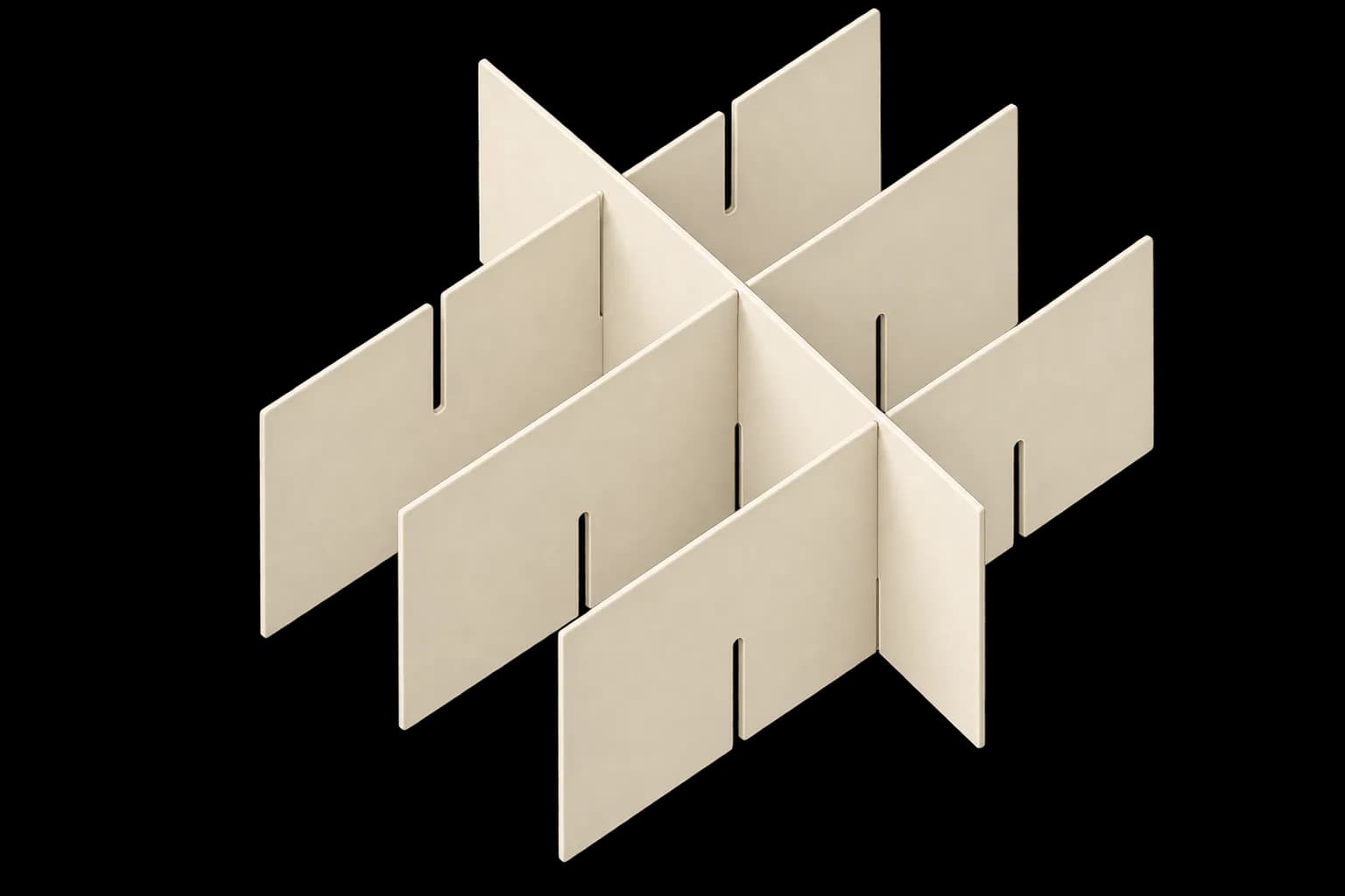 Custom Fence Inserts - Assembled 3/4 View
