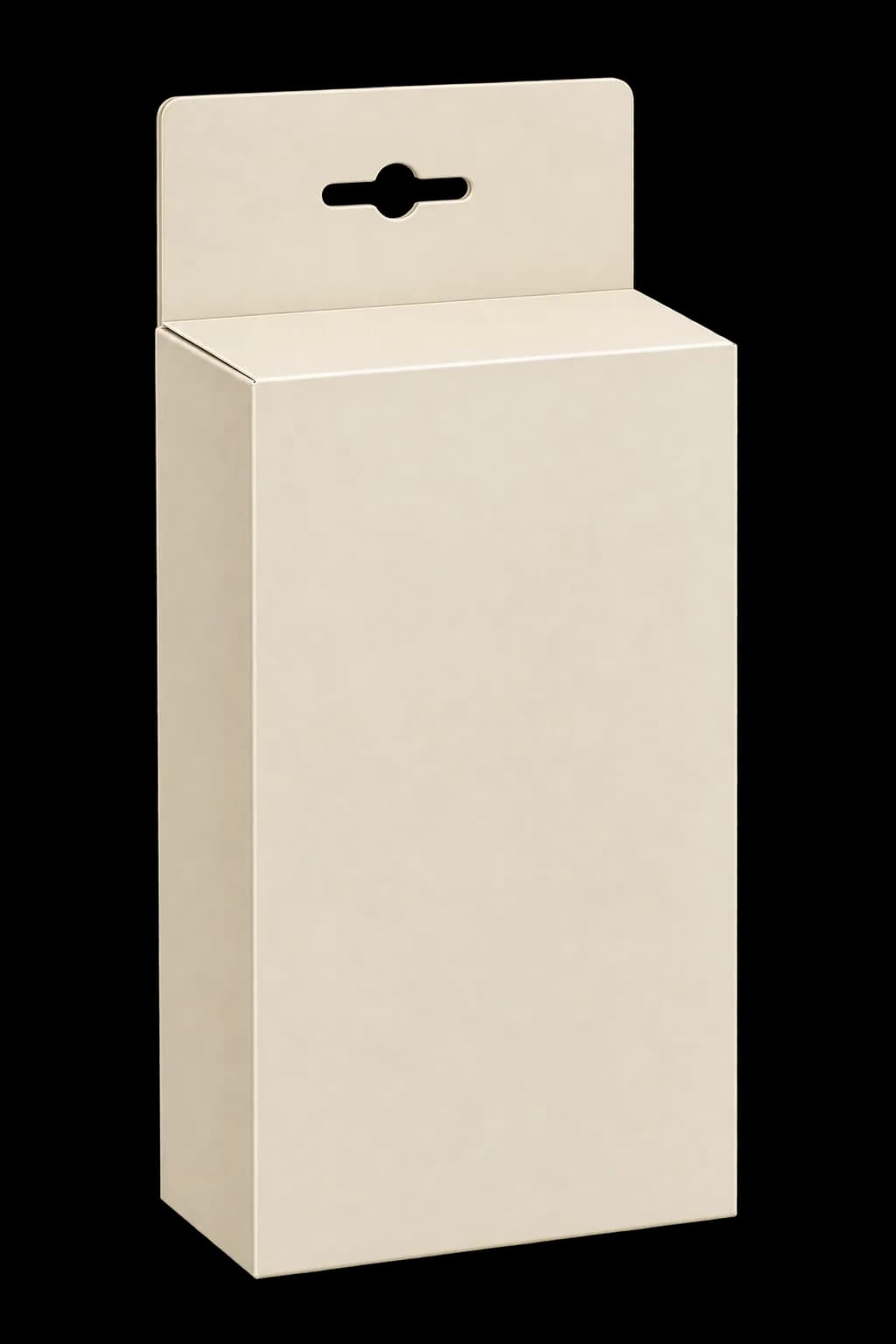 Custom Five Panel Hanger Boxes - Assembled 3/4 View