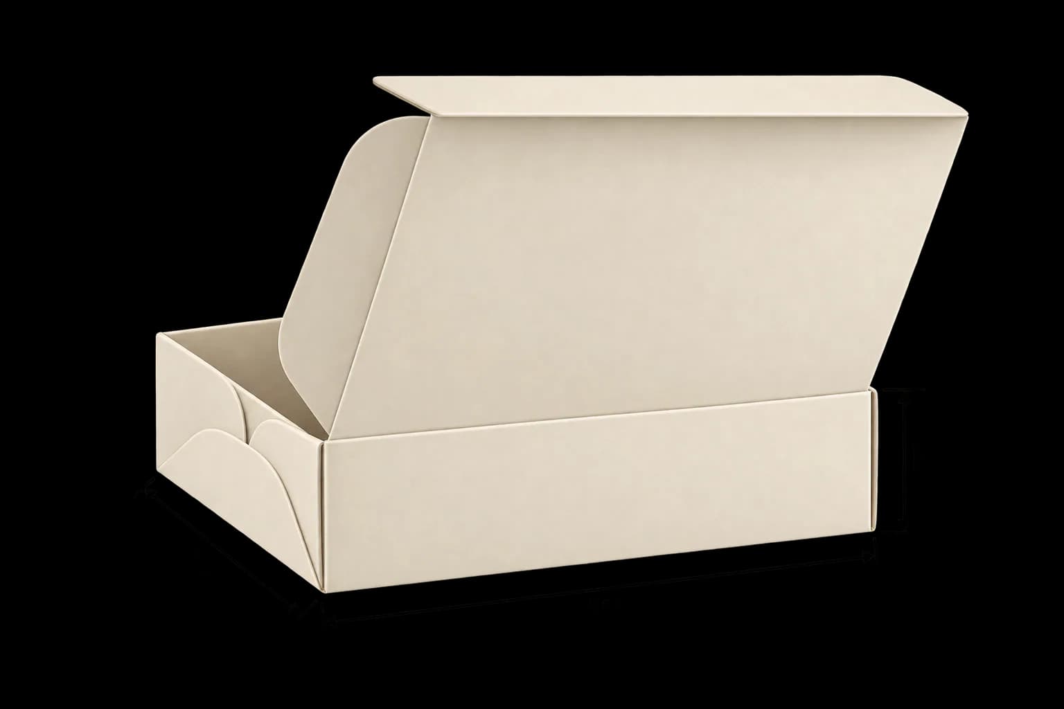 Self Lock Cake Boxes - Dimensioned 3/4 View