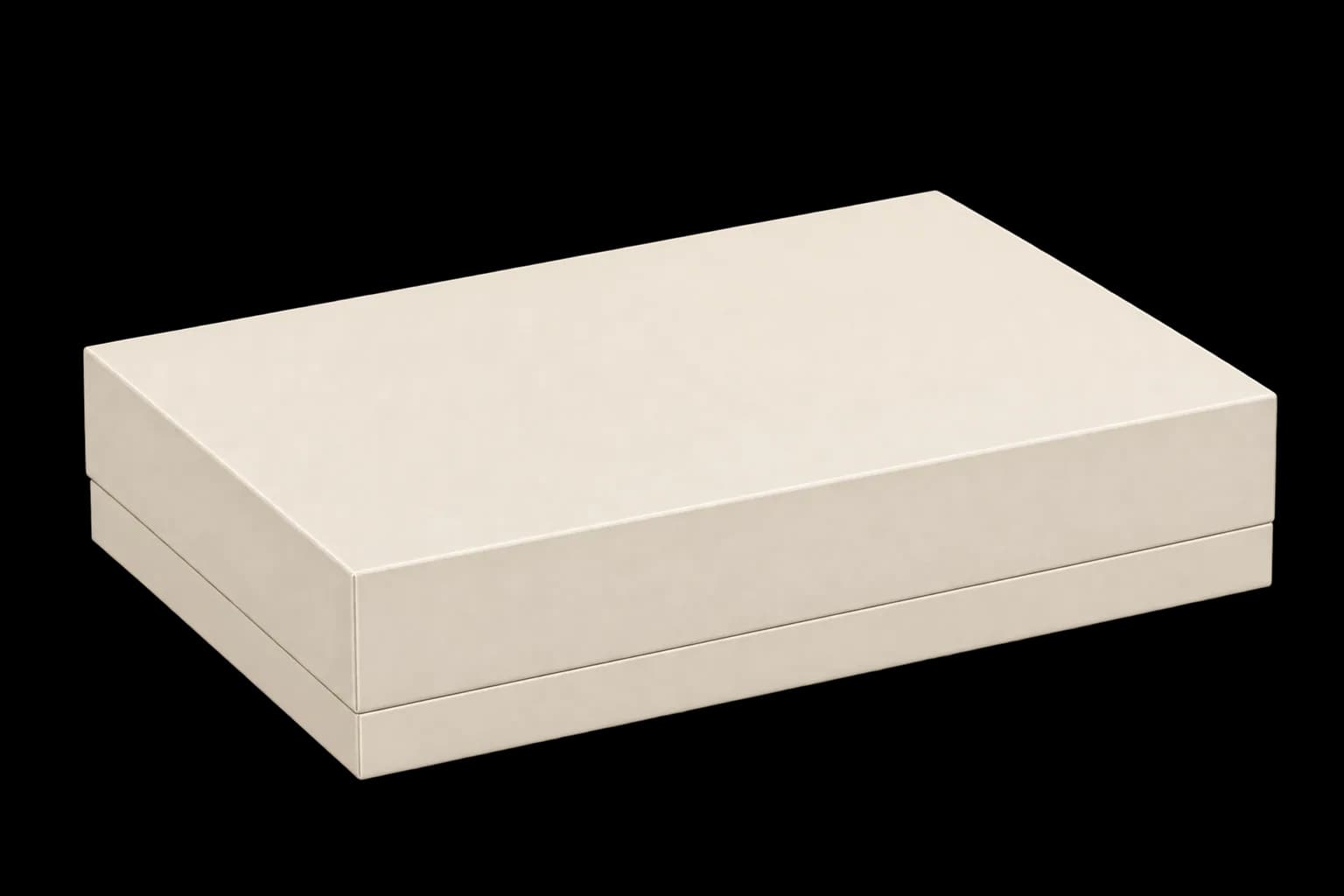 Custom Two Piece Boxes - Assembled 3/4 View